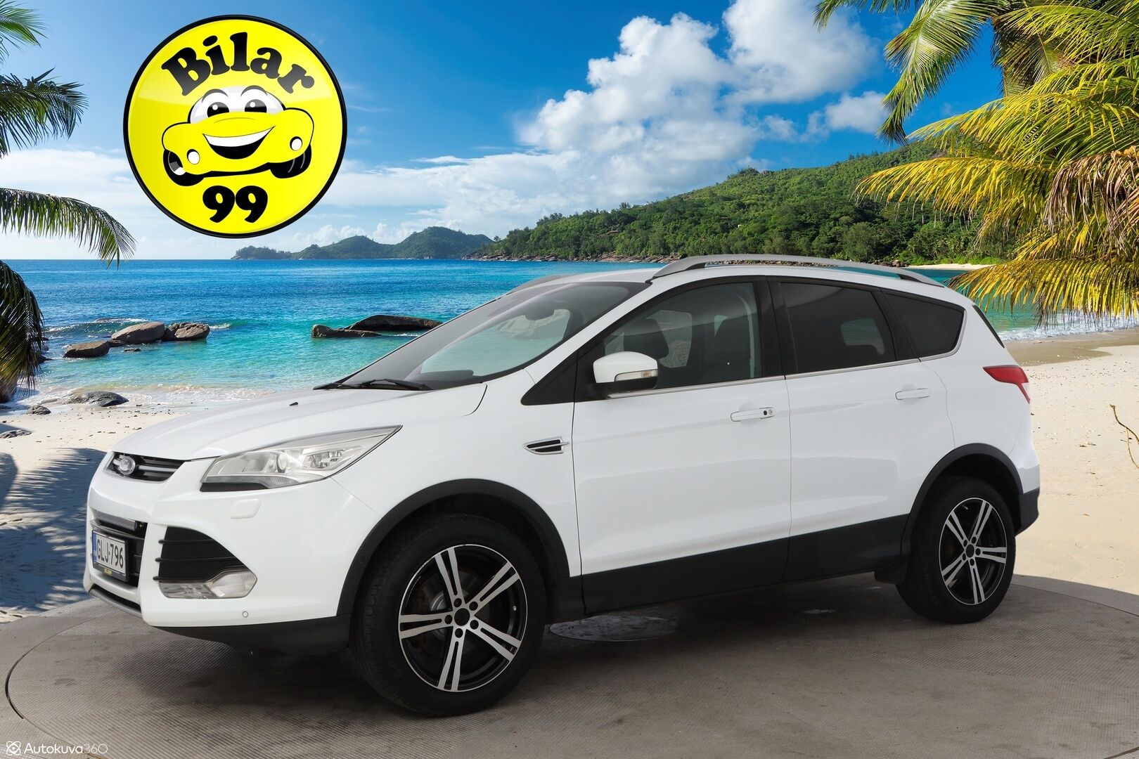 Ford Kuga 2014 1,6 EcoBoost 150 hv FWD Start/Stop Titanium 5-ovinen - Suomiauto / Vetokoukku. / Bi-Xenon / Puolinahkasisusta. / Vakkari / KeylessGo / Lohko & Sisäpistoke!