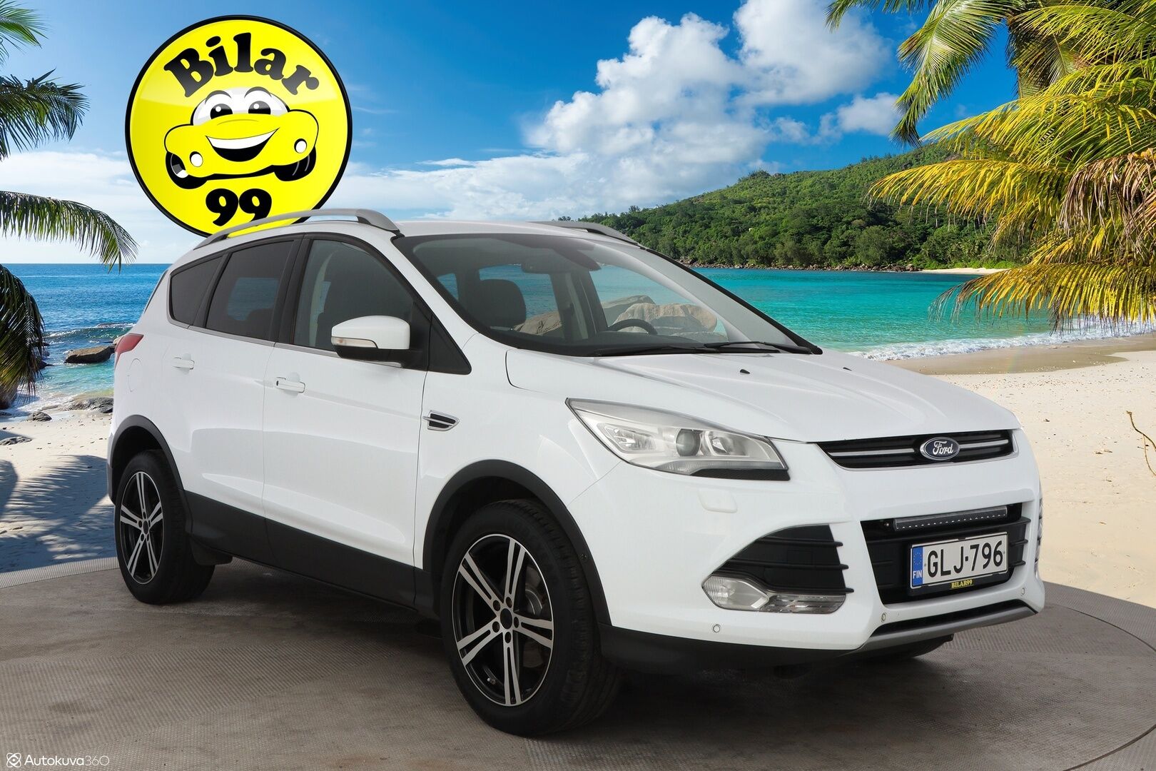 Ford Kuga 2014 1,6 EcoBoost 150 hv FWD Start/Stop Titanium 5-ovinen - Suomiauto / Vetokoukku. / Bi-Xenon / Puolinahkasisusta. / Vakkari / KeylessGo / Lohko & Sisäpistoke!