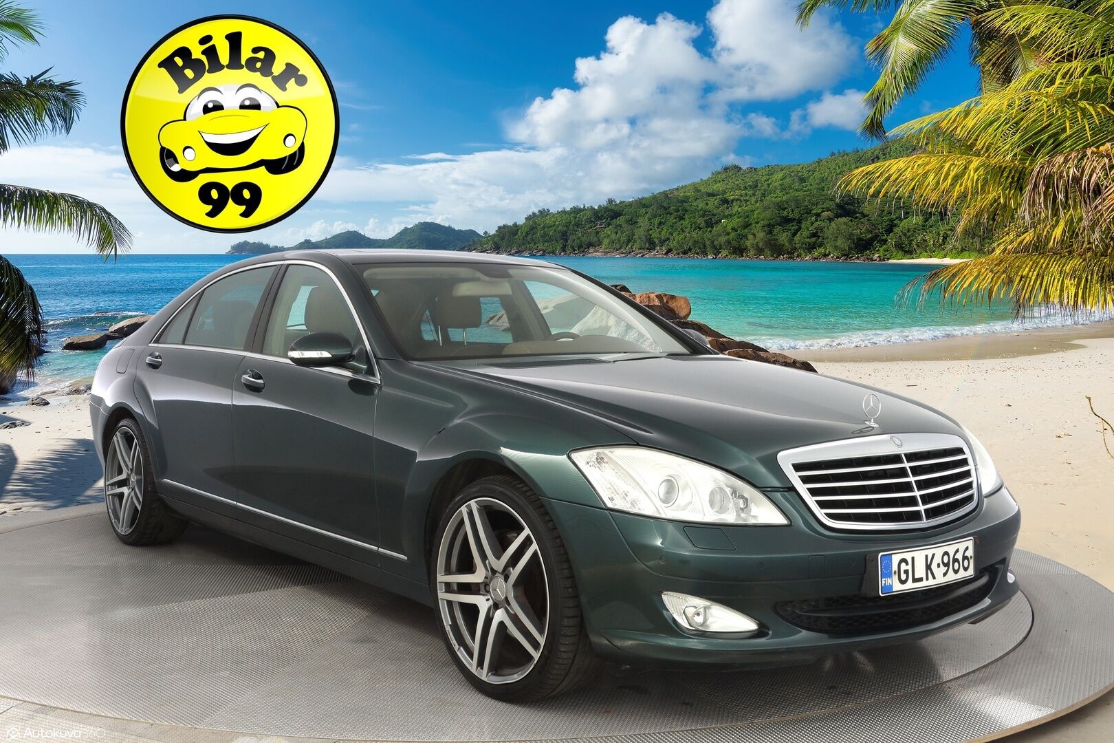 Mercedes-Benz S 2007 350 L - Webasto / Ilmastoidut penkit / Kattoikkuna / Harman Kardon / Muistipenkit / Imuovet / Vakkari 