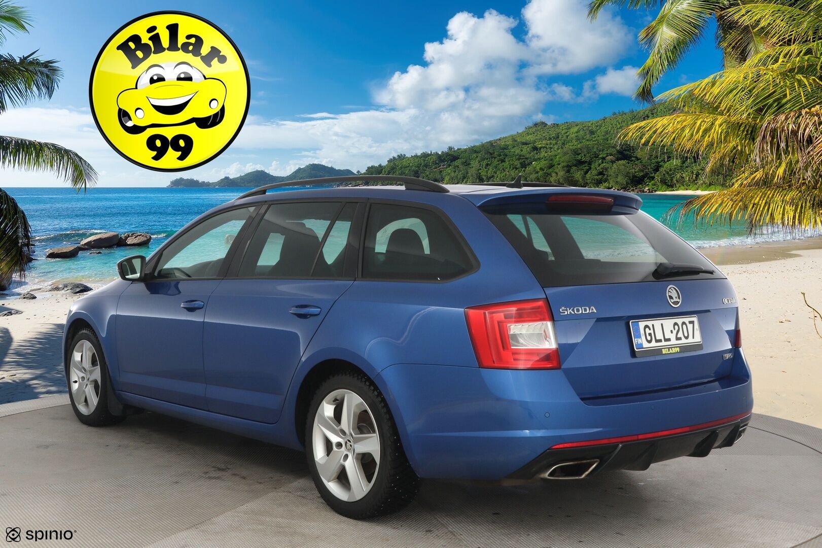 Skoda Octavia 2015 Combi 2,0 TDI RS DSG Autom * ACC / Webasto / Keyless / Sähkökontti / Puolinahat * - Kattavasti huollettu suomi-auto / Erittäin hyvät nastat talveksi - HULLU BLACKWEEK KORKOTARJOUS 2,49%