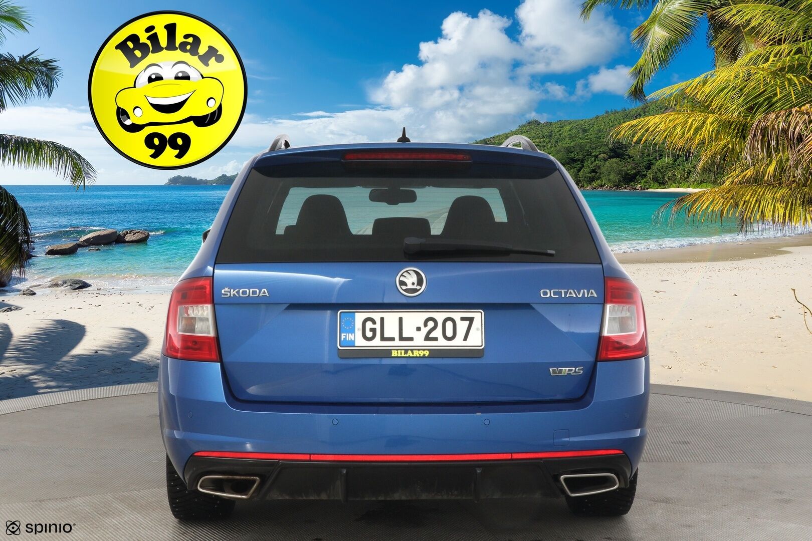 Skoda Octavia 2015 Combi 2,0 TDI RS DSG Autom * ACC / Webasto / Keyless / Sähkökontti / Puolinahat * - Kattavasti huollettu suomi-auto / Erittäin hyvät nastat talveksi - HULLU BLACKWEEK KORKOTARJOUS 2,49%