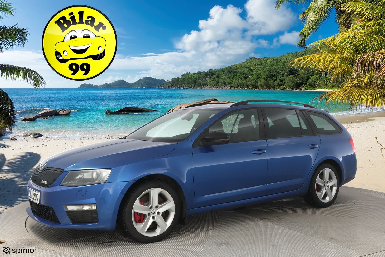 Skoda Octavia 2015 Combi 2,0 TDI RS DSG Autom * ACC / Webasto / Keyless / Sähkökontti / Puolinahat * - Kattavasti huollettu suomi-auto / Erittäin hyvät nastat talveksi - HULLU BLACKWEEK KORKOTARJOUS 2,49%