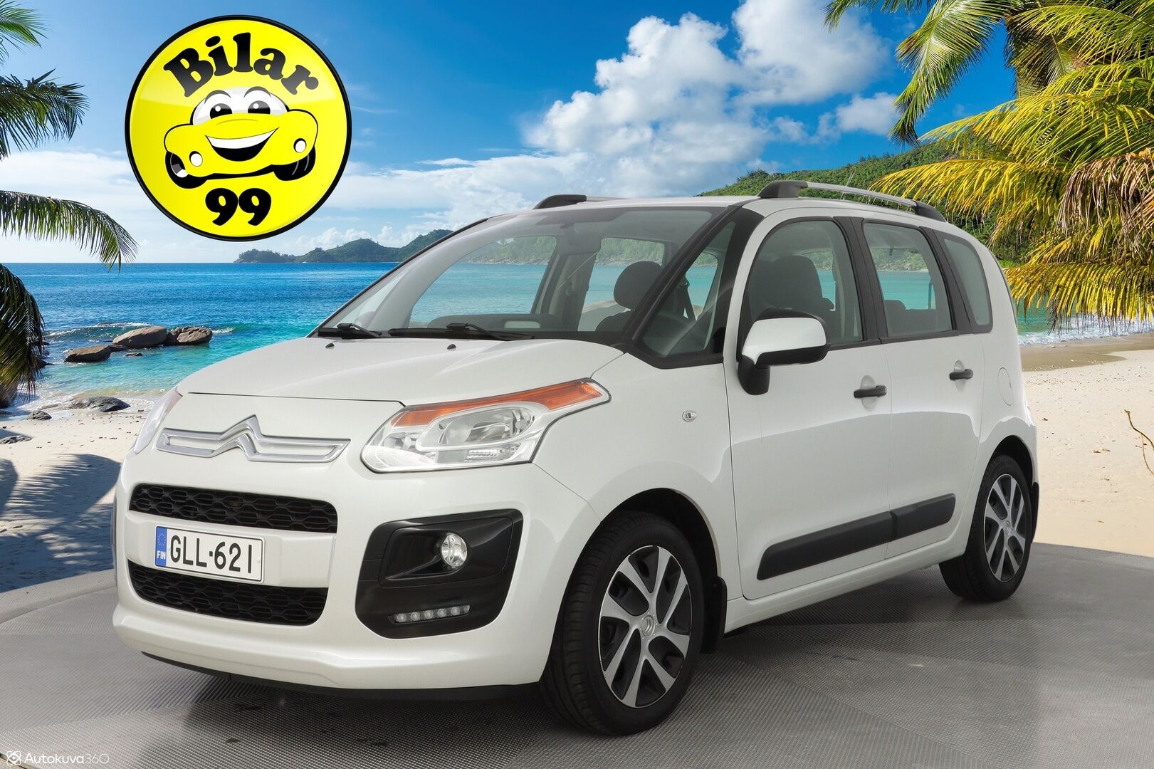 Citroen C3 Picasso 2016 PureTech 110 Premium *Koukku / Lohko / Vakkari / Tutkat* - Viimeisin huolto 104tkm / Kahdet renkaat / Uusi tuulilasi / Todella hyvä huoltohistoria / Suomi-auto