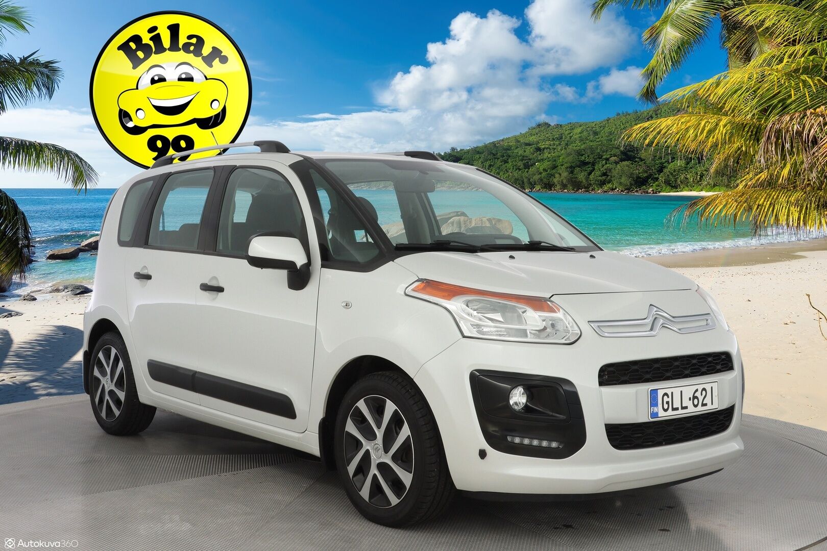 Citroen C3 Picasso 2016 PureTech 110 Premium *Koukku / Lohko / Vakkari / Tutkat* - Viimeisin huolto 104tkm / Kahdet renkaat / Uusi tuulilasi / Todella hyvä huoltohistoria / Suomi-auto