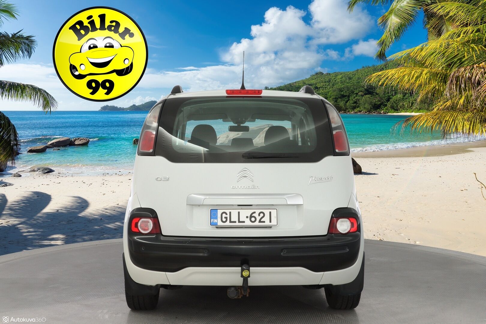 Citroen C3 Picasso 2016 PureTech 110 Premium *Koukku / Lohko / Vakkari / Tutkat* - Viimeisin huolto 104tkm / Kahdet renkaat / Uusi tuulilasi / Todella hyvä huoltohistoria / Suomi-auto