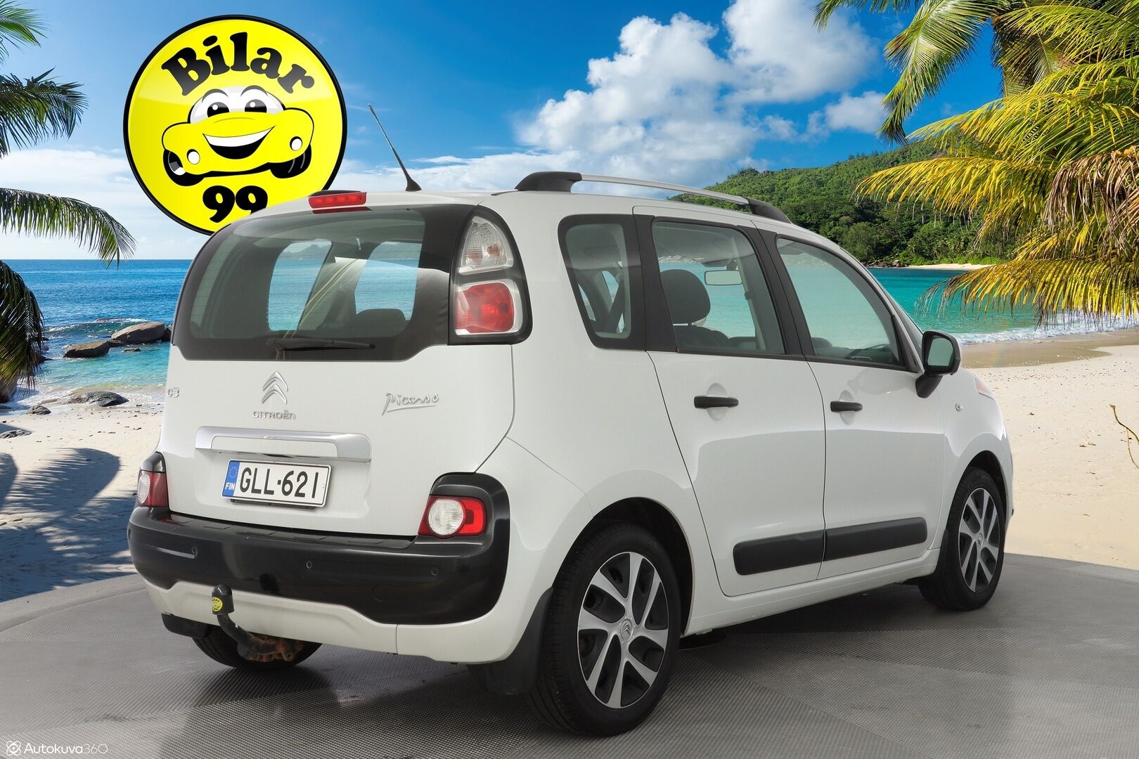 Citroen C3 Picasso 2016 PureTech 110 Premium *Koukku / Lohko / Vakkari / Tutkat* - Viimeisin huolto 104tkm / Kahdet renkaat / Uusi tuulilasi / Todella hyvä huoltohistoria / Suomi-auto