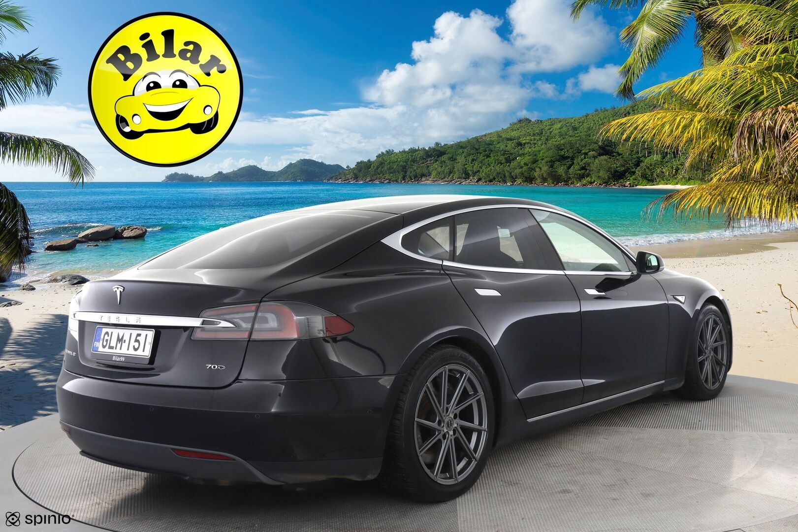 Tesla Model S 2015 70 D - Myydään Huutokaupat.com.ssa! | ACC | 2x renkaat | 84,3% SoH | Navi! | High Perfomance Audio! | Kamera | 2x Avain | - KORKO VAIN 3,99 %