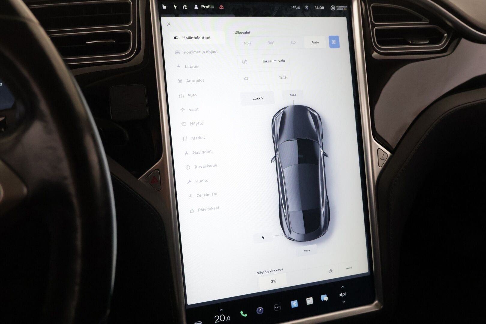 Tesla Model S 2015 70 D - Myydään Huutokaupat.com.ssa! | ACC | 2x renkaat | 84,3% SoH | Navi! | High Perfomance Audio! | Kamera | 2x Avain | - KORKO VAIN 3,99 %