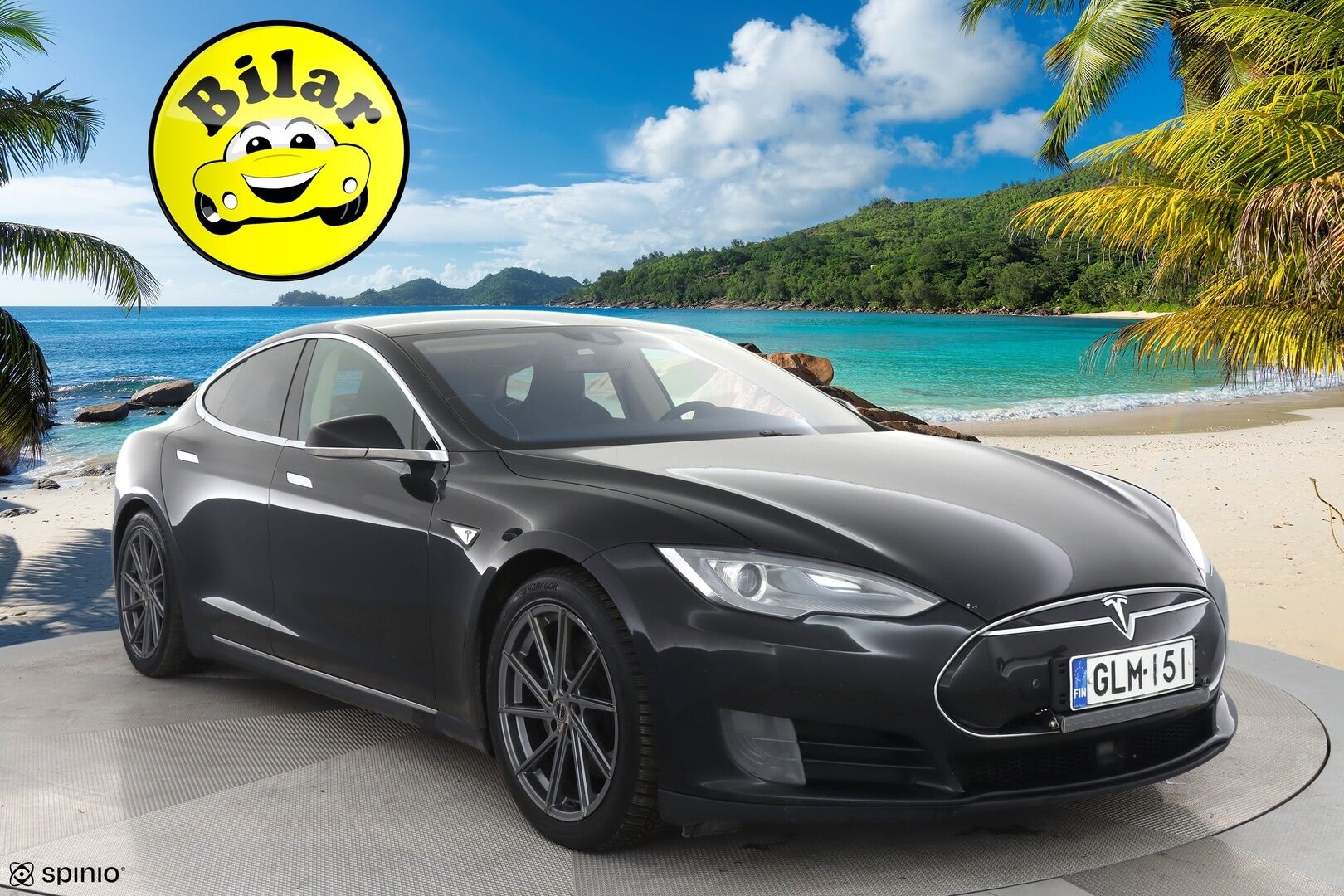 Tesla Model S 2015 70 D - Myydään Huutokaupat.com.ssa! | ACC | 2x renkaat | 84,3% SoH | Navi! | High Perfomance Audio! | Kamera | 2x Avain | - KORKO VAIN 3,99 %