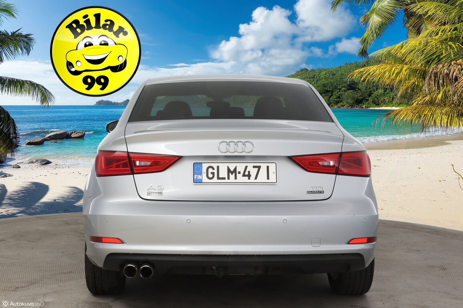 Audi A3 2015 Sedan Land of quattro Edition 2,0 TDI 135 kW quattro S tronic * Adapt. Vakkari / Tutkat / Urheiluistuimet / Xenon * - * Kovasti varusteltu Suomi-auto / Quattro / Lohko+sisä / Kaukovaloautomatiikka / 2x Avain *