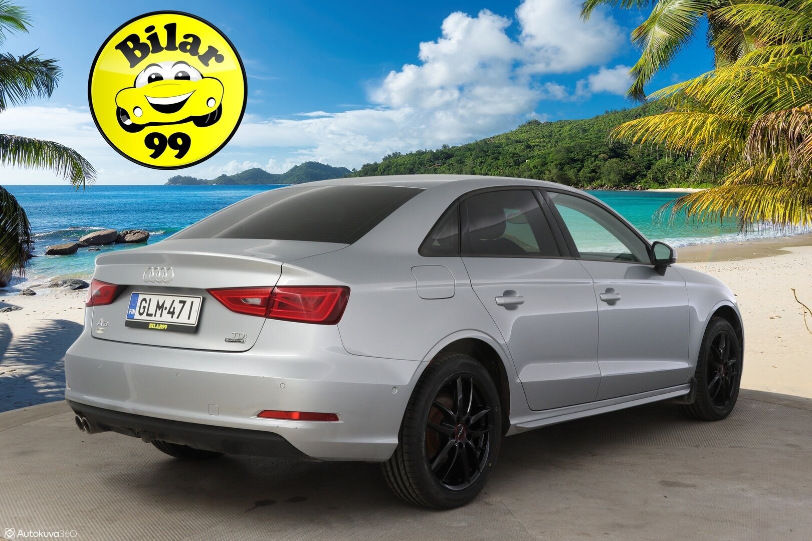 Audi A3 2015 Sedan Land of quattro Edition 2,0 TDI 135 kW quattro S tronic * Adapt. Vakkari / Tutkat / Urheiluistuimet / Xenon * - * Kovasti varusteltu Suomi-auto / Quattro / Lohko+sisä / Kaukovaloautomatiikka / 2x Avain *