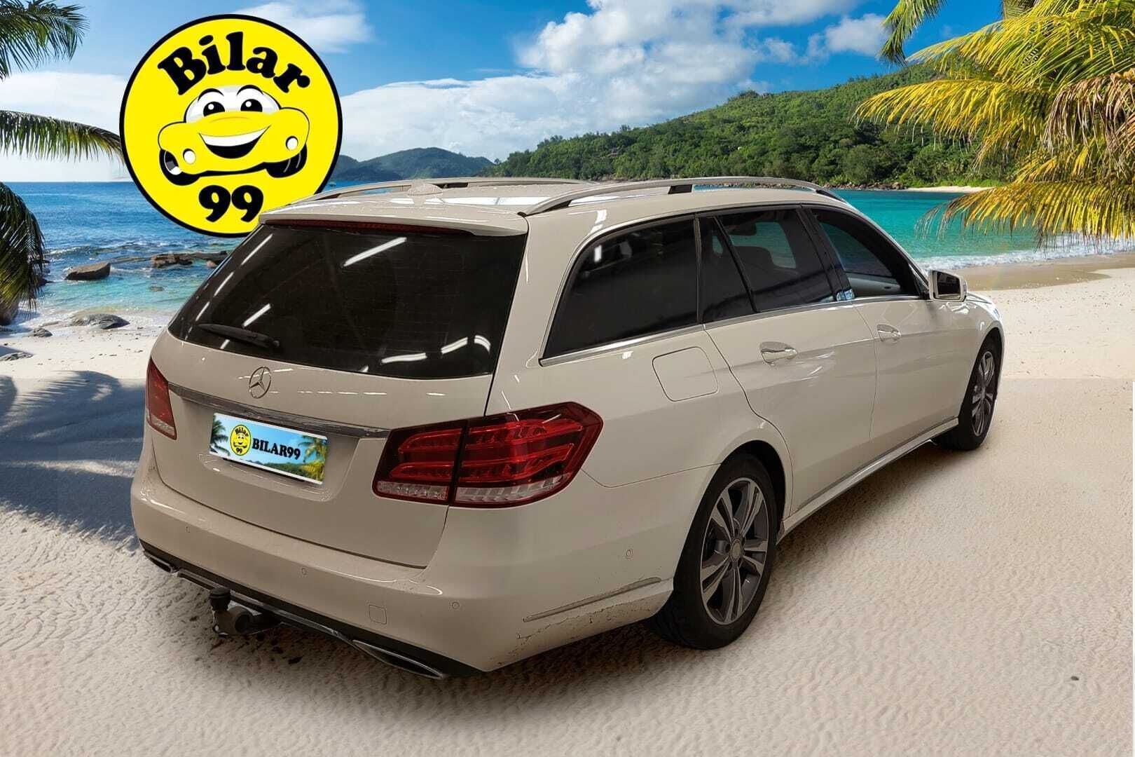 Mercedes-Benz E 2015 250 BlueTec T 4Matic A Premium Business *Suomi-auto / Peruutustutkat edessä ja takana / Webasto / Osittain sähkösäätöiset ortopedipenkit / Sähkötoiminen takaluukku / Koukku / LED ILS-ajovalot* - *2x renkaat & vanteet / mustasisäkatto / Puolinahka sisusta*