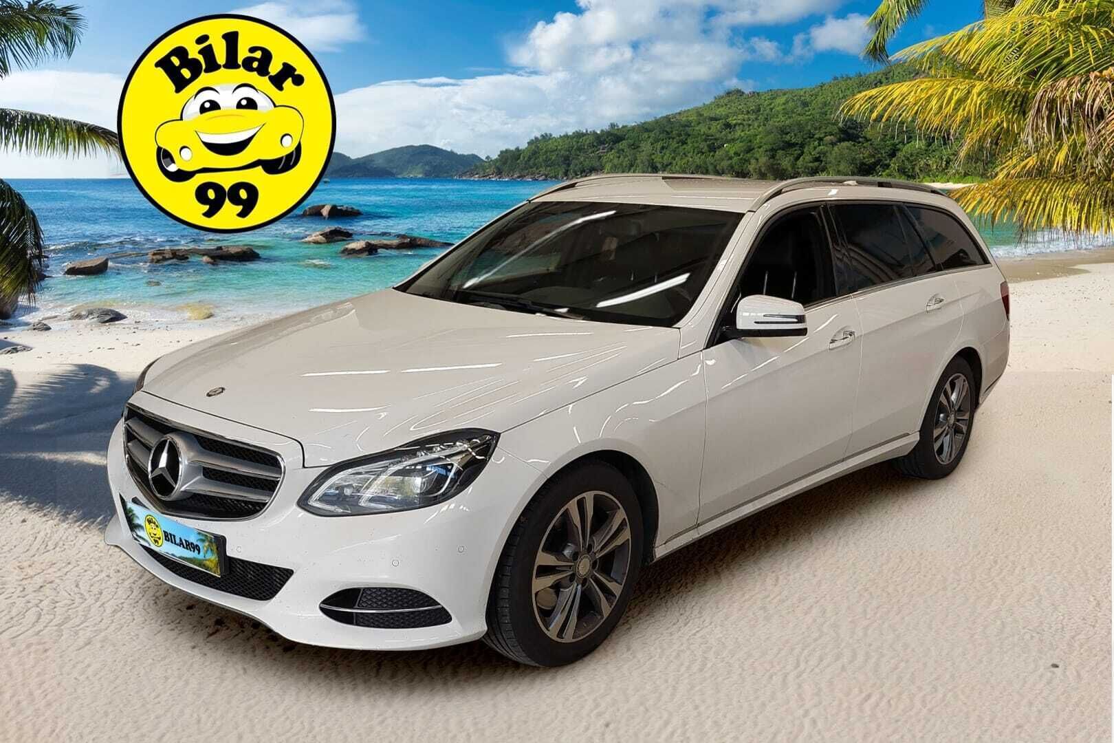Mercedes-Benz E 2015 250 BlueTec T 4Matic A Premium Business *Suomi-auto / Peruutustutkat edessä ja takana / Webasto / Osittain sähkösäätöiset ortopedipenkit / Sähkötoiminen takaluukku / Koukku / LED ILS-ajovalot* - *2x renkaat & vanteet / mustasisäkatto / Puolinahka sisusta*