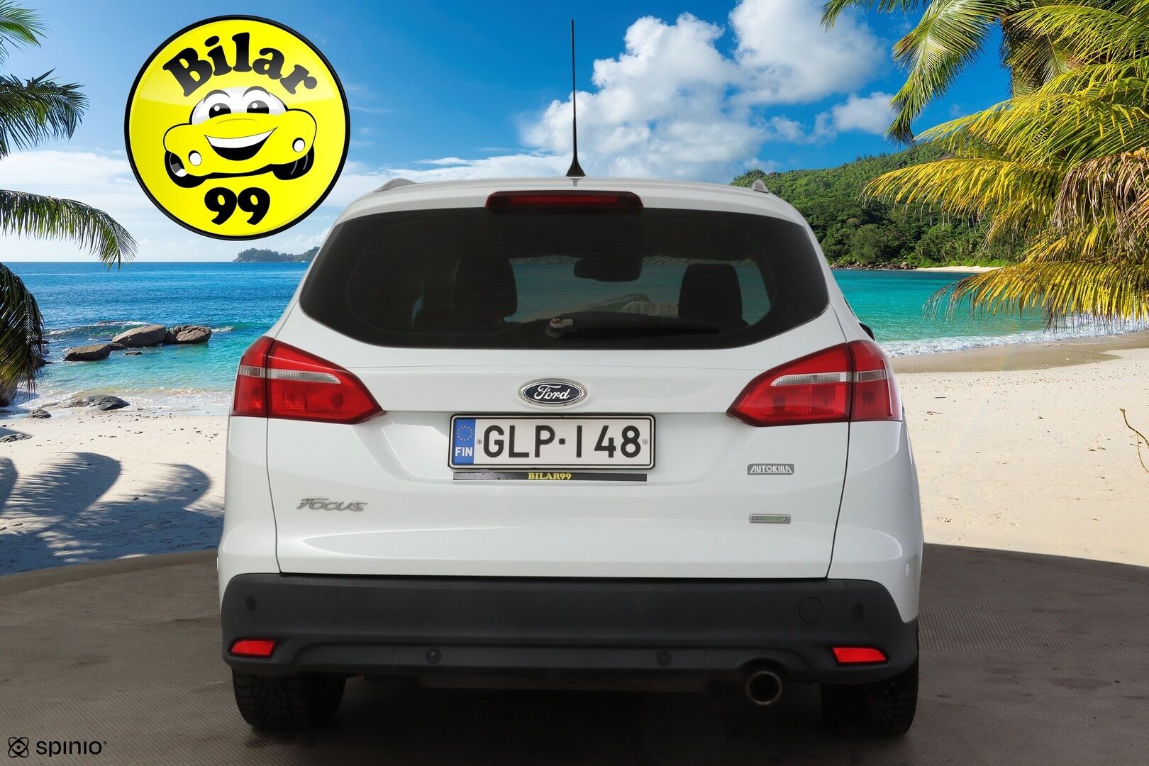 Ford Focus 2015 1,5 EcoBoost 150 hv Start/Stop M6 Titanium Wagon * Adapt. vakkari / P-tutkat / Lohkolämmitin / Lämmitettävä tuulilasi / Koukku * - Suomi-auto / Jakohihna vaihdettu 3/25! / Kahdet hyvät renkaat, talveksi Nokian nastat