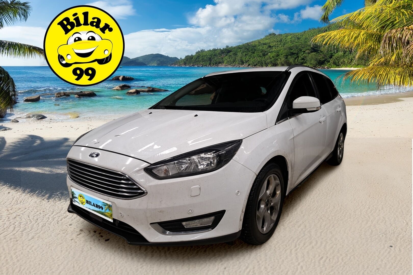 Ford Focus 2015 1,5 EcoBoost 150 hv Start/Stop M6 Titanium Wagon * Adapt. vakkari / P-tutkat / Bluetooth * - Jakohihna vaihdettu 3/25! / Lohkolämmitin / Kahdet hyvät renkaat - HULLU BLACKWEEK KORKOTARJOUS 2,49%