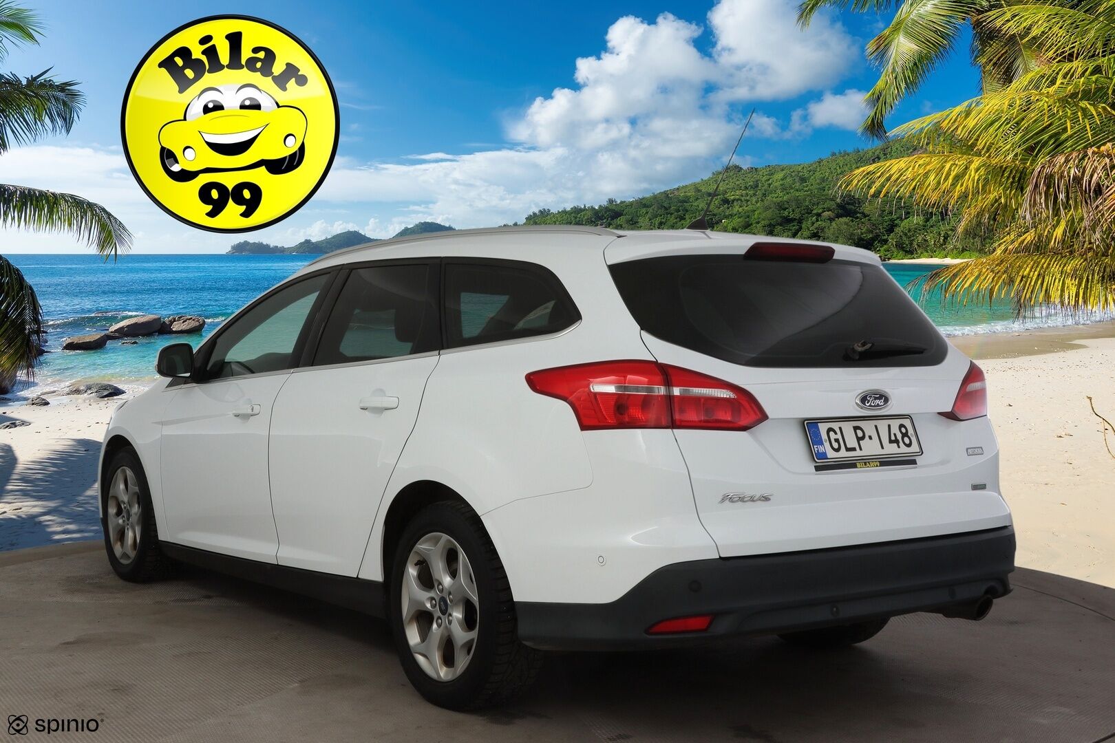 Ford Focus 2015 1,5 EcoBoost 150 hv Start/Stop M6 Titanium Wagon * Adapt. vakkari / P-tutkat / Lohkolämmitin / Lämmitettävä tuulilasi / Koukku * - Suomi-auto / Jakohihna vaihdettu 3/25! / Kahdet hyvät renkaat, talveksi Nokian nastat