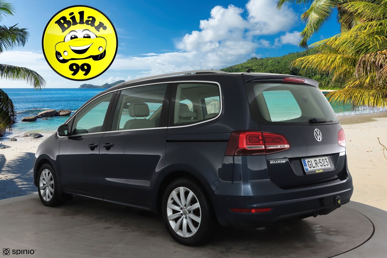 Volkswagen Sharan 2016 Highline 2,0 TDI 110 kW (150 hv) DSG **Webasto / Panorama / P.kamera / Adapt.vakkari / Koukku / Sähköovet** - Suomi-auto / Kahdet renkaat aluvanteilla