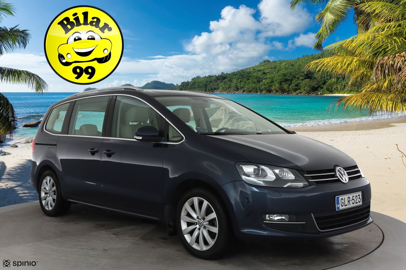 Volkswagen Sharan 2016 Highline 2,0 TDI 110 kW (150 hv) DSG **Webasto / Panorama / P.kamera / Adapt.vakkari / Koukku / Sähköovet** - Suomi-auto / Kahdet renkaat aluvanteilla