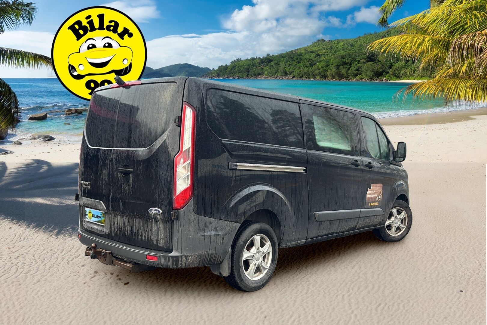 Ford Transit Custom 2016 310 2,2TDCi 125 hv M6 Trend Van N1 L2H1 *ALV / Webasto / Vetokoukku / Lämpölasi / Peruutuskamera / Vakkarii* - Pitkämalli / Kauko ohjattava webasto / Alvillinen / Uudehkot Michelin nasta renkaat