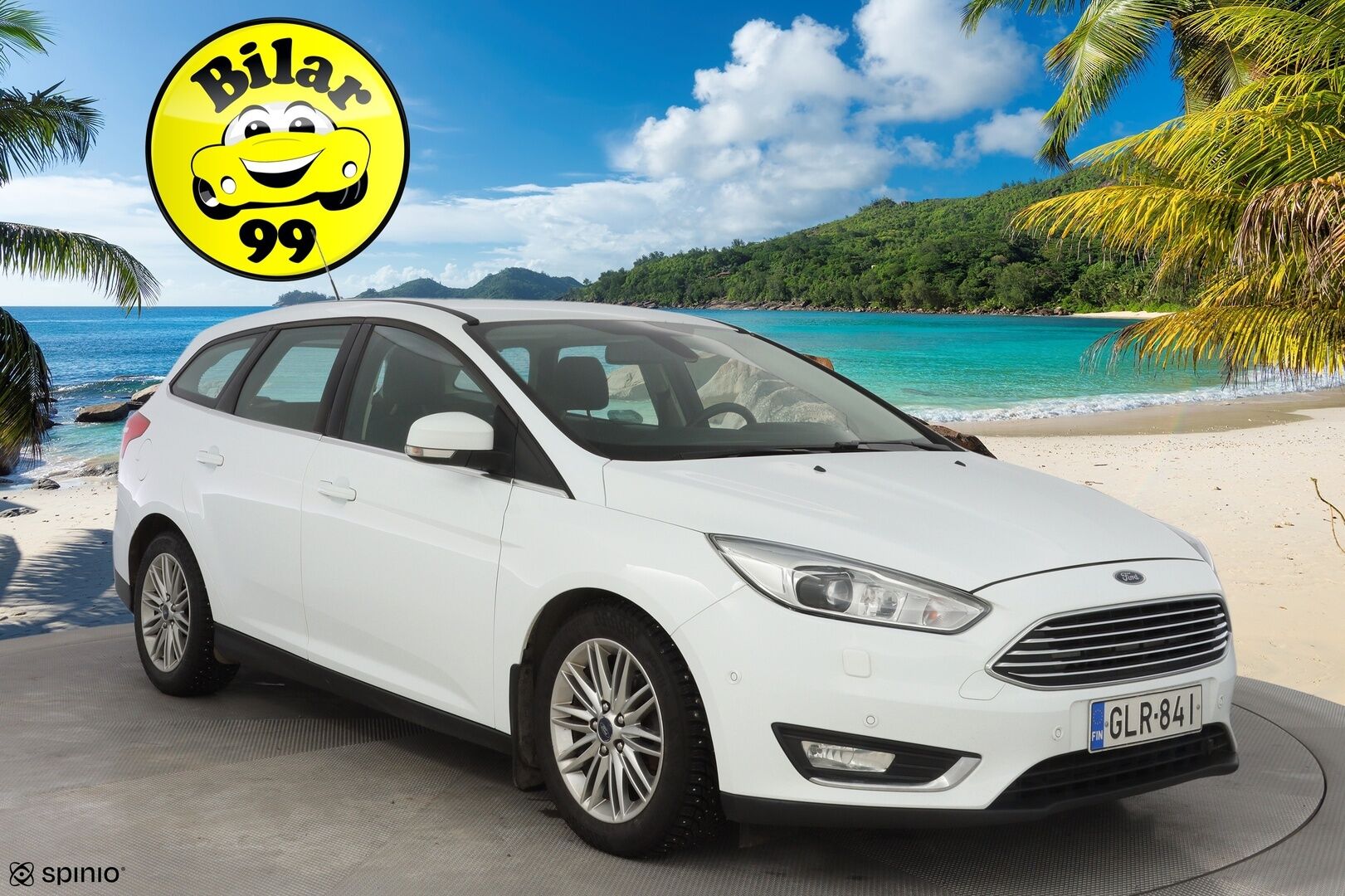 Ford Focus 2016 1,5 TDCi 120 hv Start/stop PowerShift A6 Titanium Wagon *Läm. tuulilasi / Vakkari / Koukku / Tutkat* - Kahdet todella hyväkuntoiset renkaat / Särmät huollot / Viimeisin huolto 197tkm kohdalla / Kahdet OEM vanteet - HULLUT AVAJAISHULINAT KORKOTARJOUS 3,29 %
