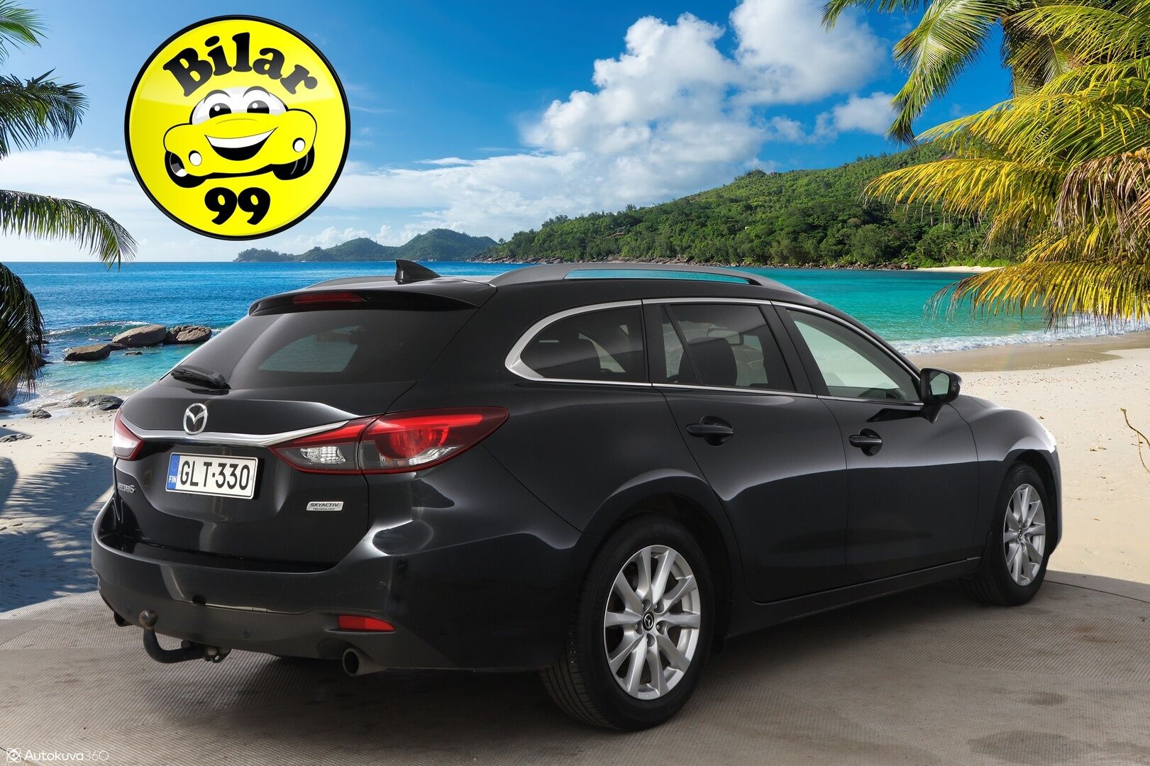 Mazda 6 2016 Sport Wagon 2,0 (165) SKYACTIV-G Business Edition 6AT 5ov TL2B - Suomiauto / BLIS / Lohko & Sisäpistoke / Vetokoukku / Apple&Android / Vakkari / LED / 2x Hyvät renkaat!