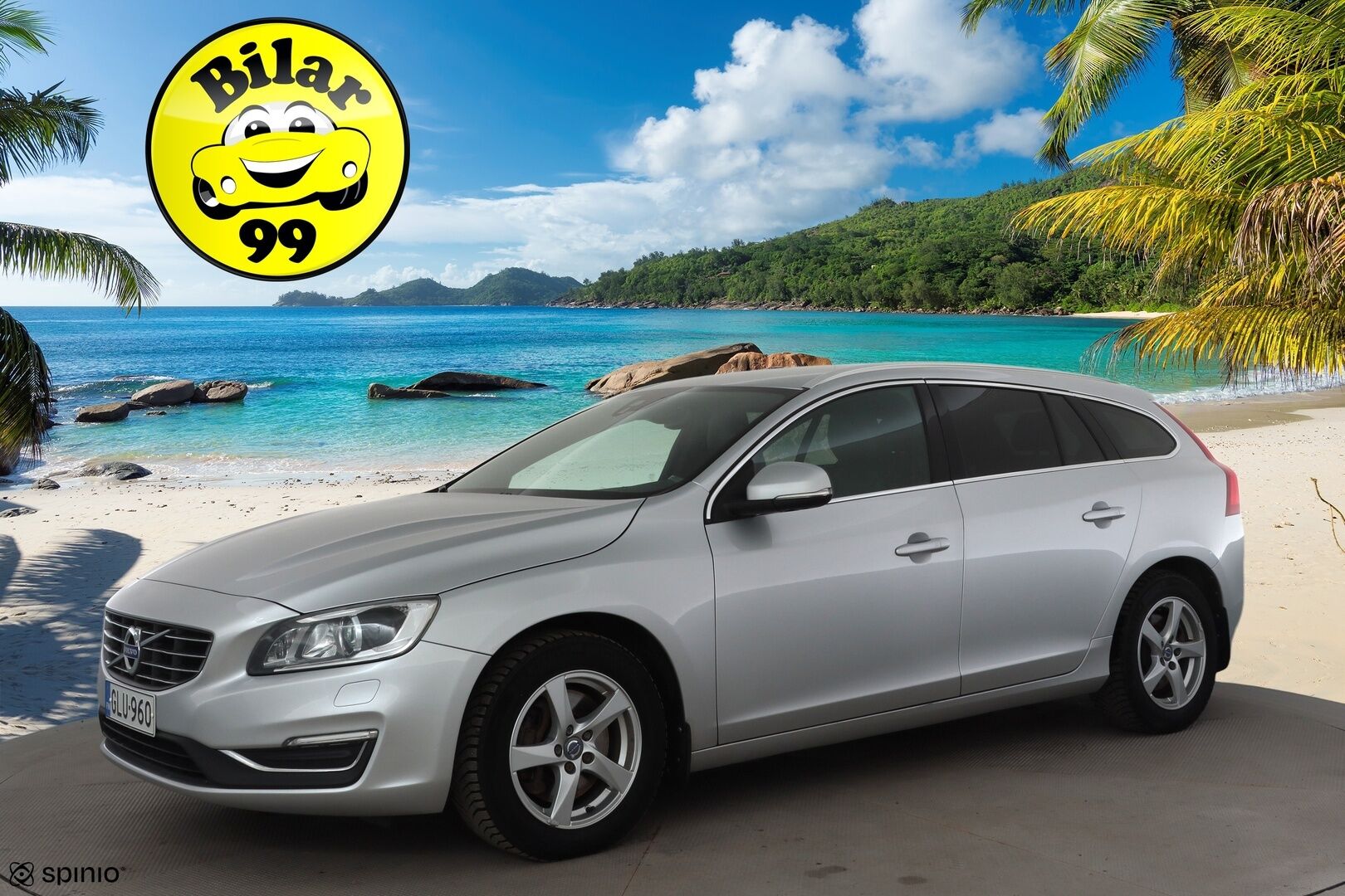 Volvo V60 2016 D4 AWD Business Summum aut * Vakkari / Webasto / Kaarrevalot / Navi / Muistipenkki / Koukku / Nahat / KeylessGo * - Suomi-auto / Kahdet renkaat aluvanteilla