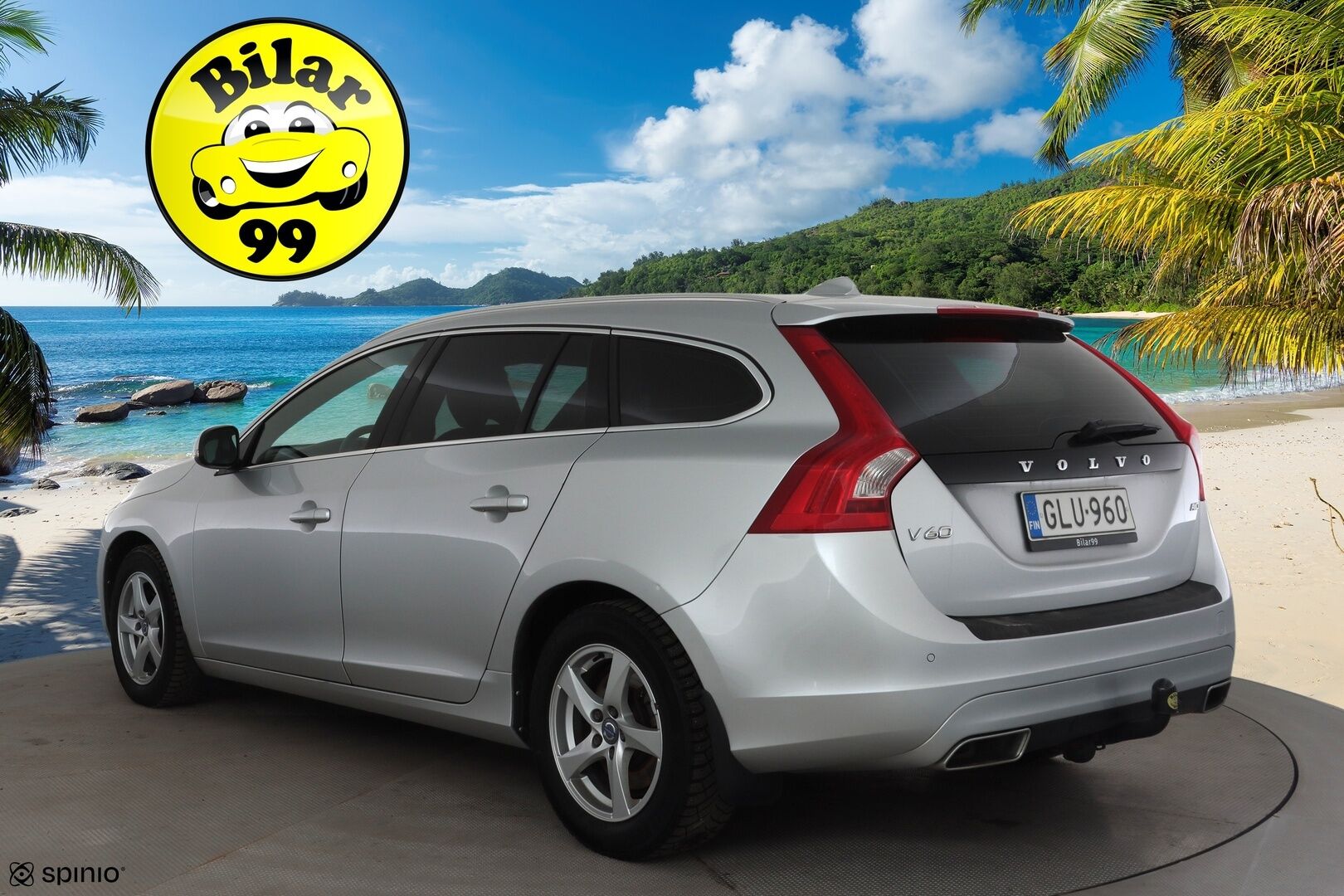 Volvo V60 2016 D4 AWD Business Summum aut * Vakkari / Webasto / Kaarrevalot / Navi / Muistipenkki / Koukku / Nahat / KeylessGo * - Suomi-auto / Kahdet renkaat aluvanteilla