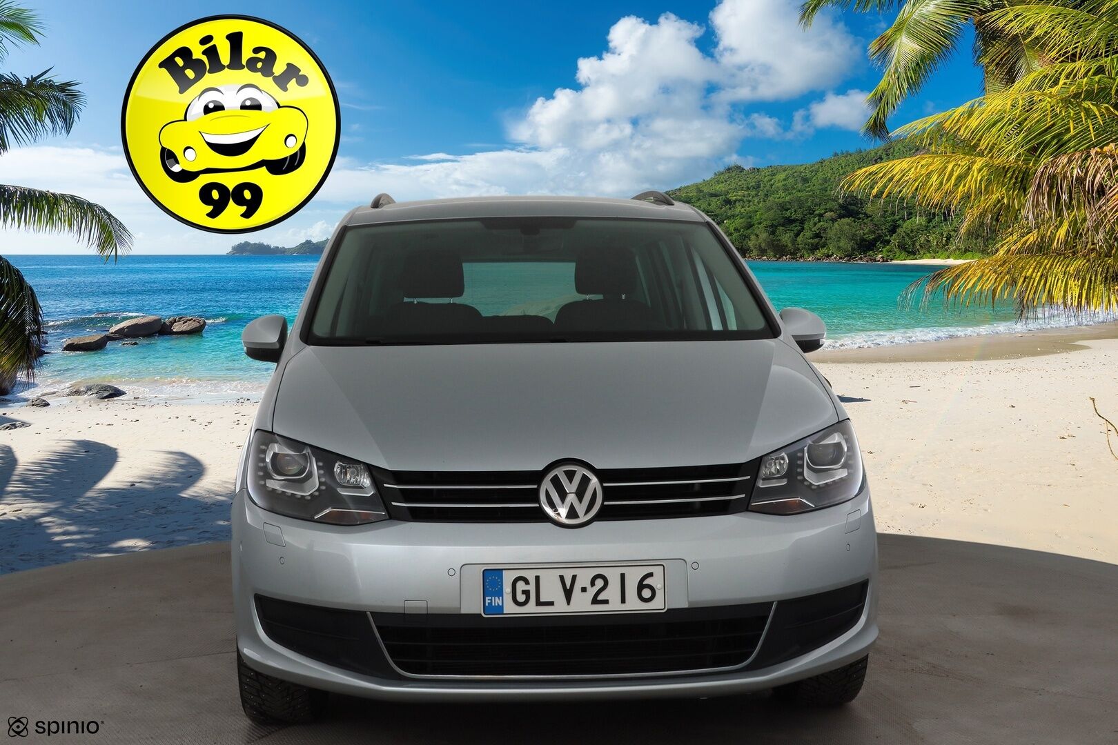 Volkswagen Sharan 2016 Comfortline 2,0 TDI 110 kW DSG 7-P * Webasto / Koukku / P.Tutkat / Vakkari / Xenon / Navi * - Suomi-auto / Kahdet renkaat aluvanteilla / Merkkihuollot