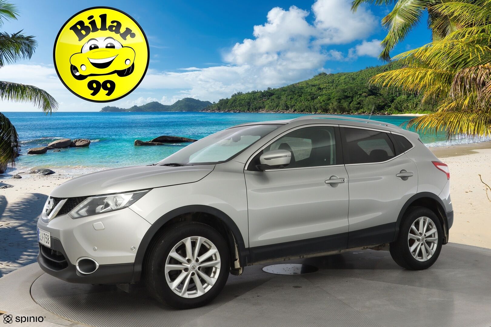 Nissan Qashqai 2016 DIG-T 163 Business 360 2WD 6M/T E6 Leather *360-Kamera / Nahat / Koukku / Lane Assist* - 1-Omisteinen Suomi-auto / Kahdet Nissanin vanteet / Juuri huollettu 