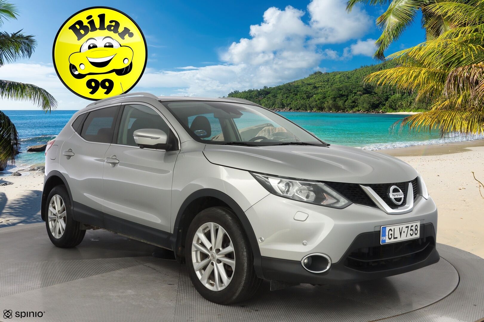 Nissan Qashqai 2016 DIG-T 163 Business 360 2WD 6M/T E6 Leather *360-Kamera / Nahat / Koukku / Lane Assist* - 1-Omisteinen Suomi-auto / Kahdet Nissanin vanteet / Juuri huollettu 