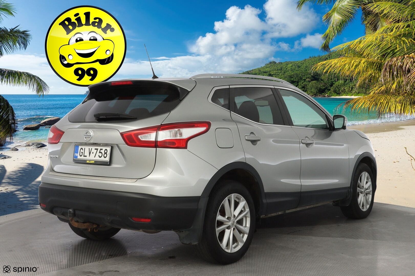 Nissan Qashqai 2016 DIG-T 163 Business 360 2WD 6M/T E6 Leather *360-Kamera / Nahat / Koukku / Lane Assist* - 1-Omisteinen Suomi-auto / Kahdet Nissanin vanteet / Juuri huollettu 