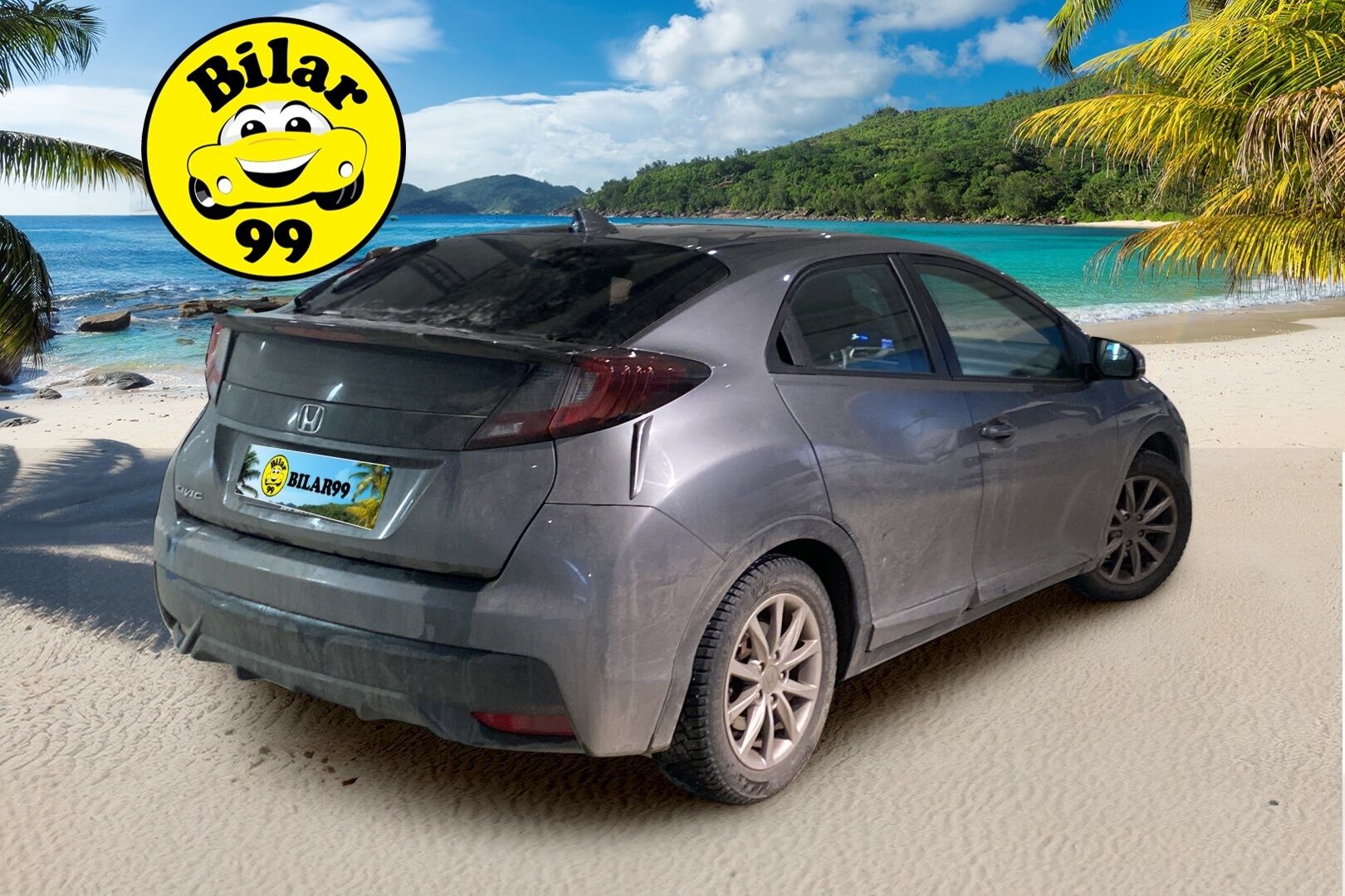 Honda Civic 2015 5D 1,4i Comfort *Suomi-auto / Vakkari / 2x renkaat ja vanteet / Huoltokirja / Bluetooth* - Juuri huollettu / Siistikuntoinen / Tarkka huoltokirja