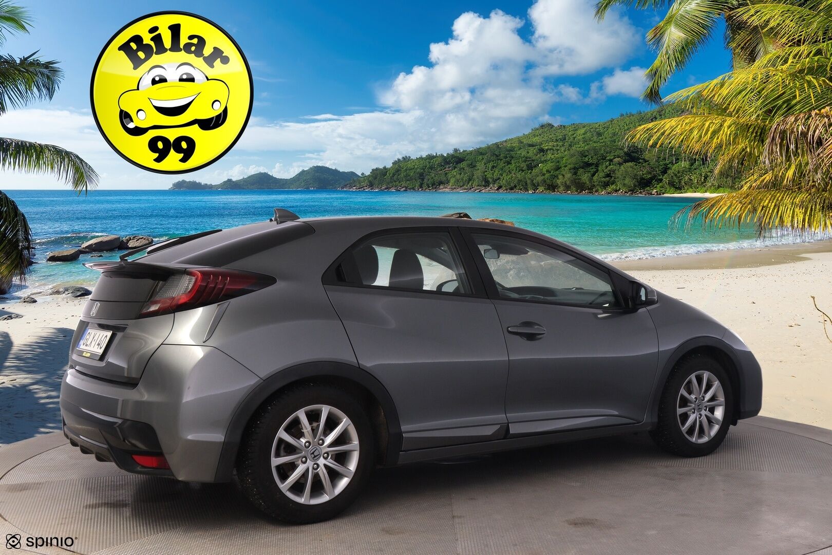 Honda Civic 2015 5D 1,4i Comfort *Suomi-auto / Vakkari / 2x renkaat ja vanteet / Huoltokirja / Bluetooth* - Juuri huollettu / Siistikuntoinen / Tarkka huoltokirja