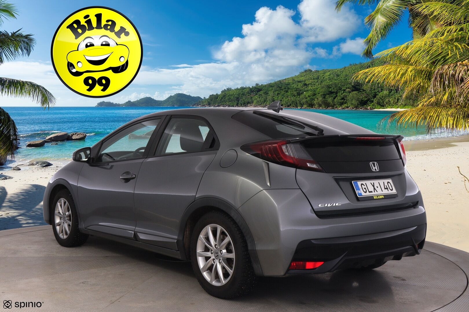 Honda Civic 2015 5D 1,4i Comfort *Suomi-auto / Vakkari / 2x renkaat ja vanteet / Huoltokirja / Bluetooth* - Juuri huollettu / Siistikuntoinen / Tarkka huoltokirja