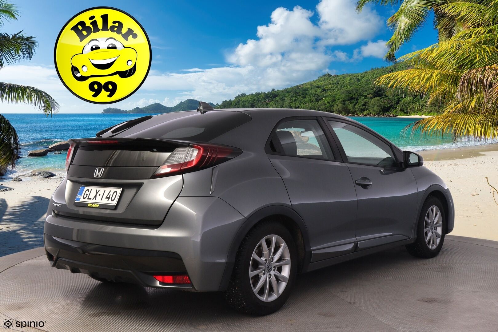 Honda Civic 2015 5D 1,4i Comfort *Suomi-auto / Vakkari / 2x renkaat ja vanteet / Huoltokirja / Bluetooth* - Juuri huollettu / Siistikuntoinen / Tarkka huoltokirja