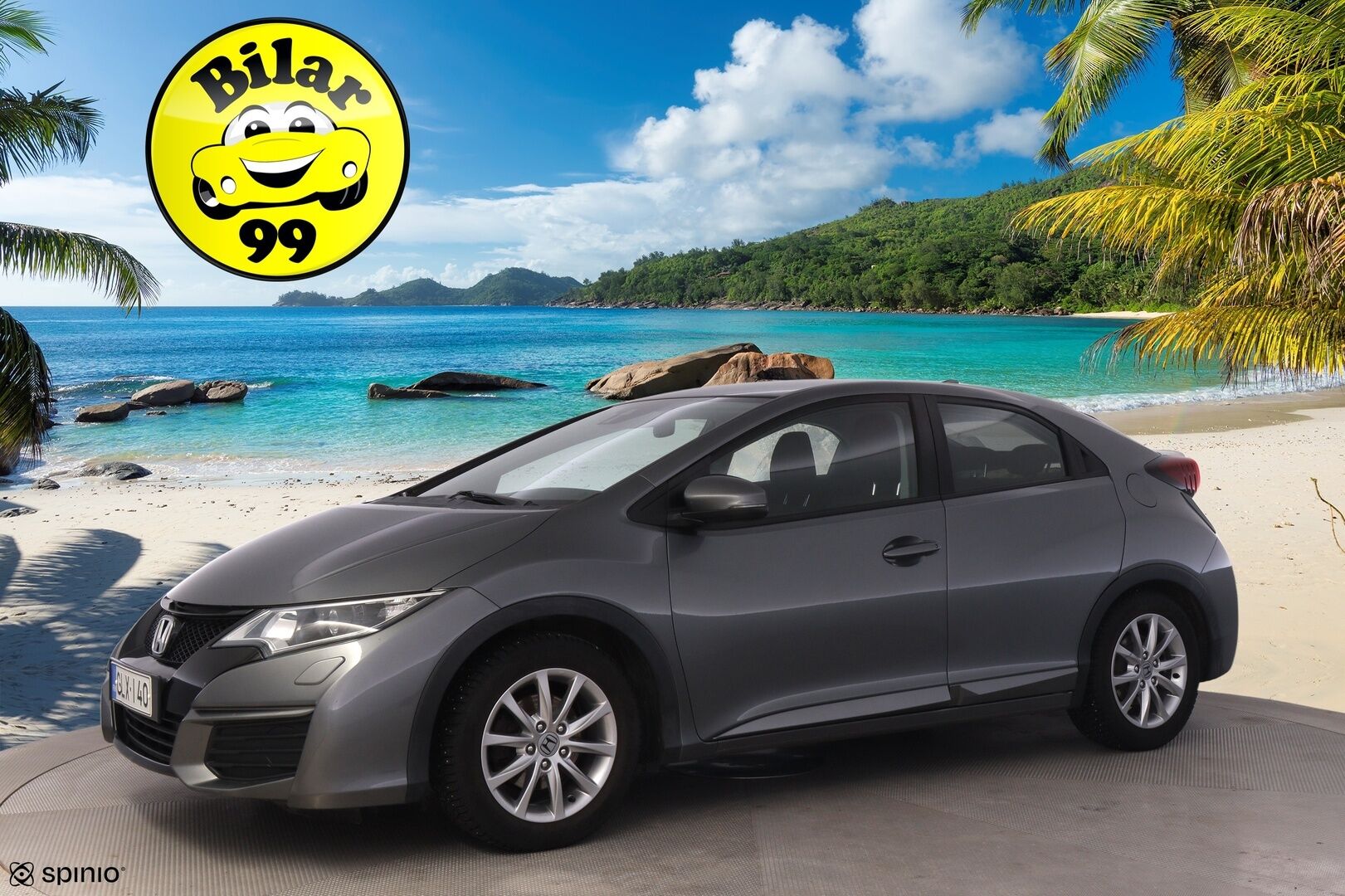 Honda Civic 2015 5D 1,4i Comfort *Suomi-auto / Vakkari / 2x renkaat ja vanteet / Huoltokirja / Bluetooth* - Juuri huollettu / Siistikuntoinen / Tarkka huoltokirja