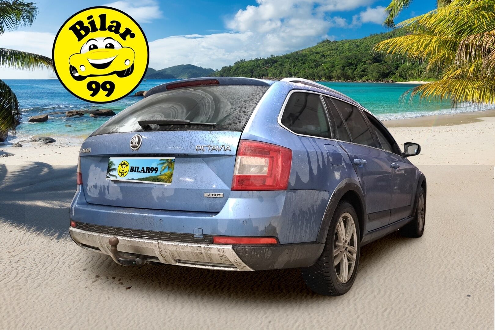 Skoda Octavia 2016 Combi 2,0 TDI 184 4x4 Scout DSG Autom. *Webasto / ACC / Koukku / Kaukovaloautomatiikka / Läm. Tuulilasi* - Huippu renkaat! / Juuri huollettu! - Osta nyt, maksa vasta ensi vuonna