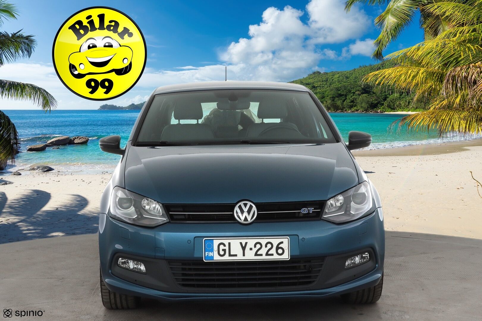 Volkswagen Polo 2016 Blue GT 1,4 TSI 110 kW ACT DSG * Navi / Lohkolämmitin / Vakkari / P.kamera / Xenon / AC * - Suomi-auto / Kahdet renkaat aluvanteilla - HULLUT AVAJAISHULINAT KORKOTARJOUS 3,29 %