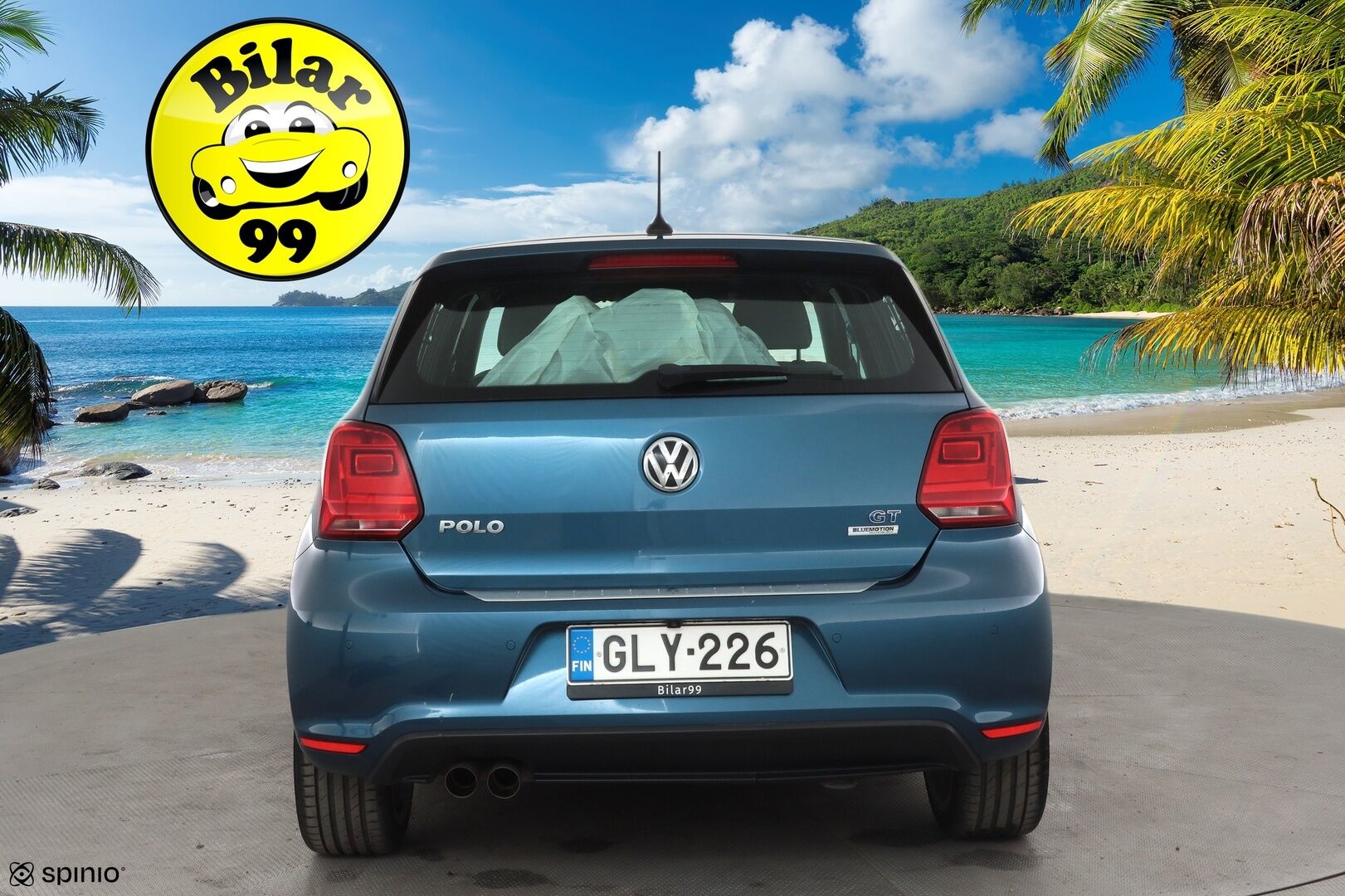 Volkswagen Polo 2016 Blue GT 1,4 TSI 110 kW ACT DSG * Navi / Lohkolämmitin / Vakkari / P.kamera / Xenon / AC * - Suomi-auto / Kahdet renkaat aluvanteilla - HULLUT AVAJAISHULINAT KORKOTARJOUS 3,29 %