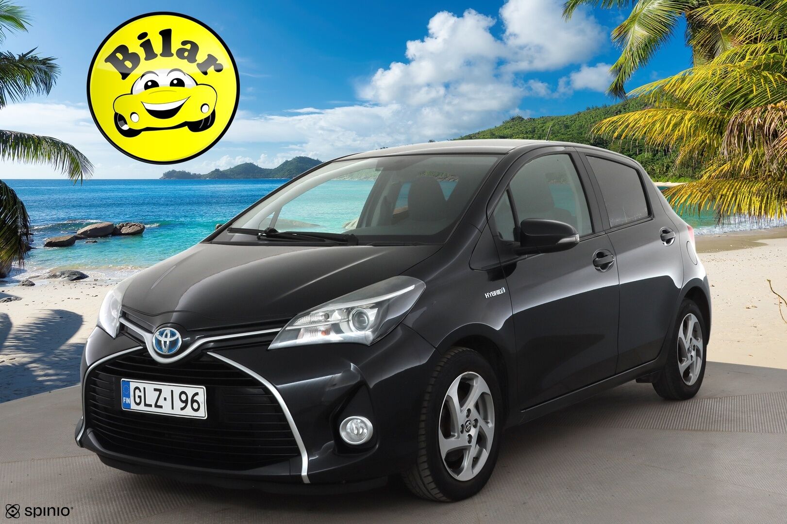 Toyota Yaris 2016 1,5 Hybrid Active 5ov - | Vakkari | Aut. ilmastointi | P.kamera | Navi | Bluetooth | Penkinlämmittimet | 2x renkaat aluvantein | Suomiauto | 