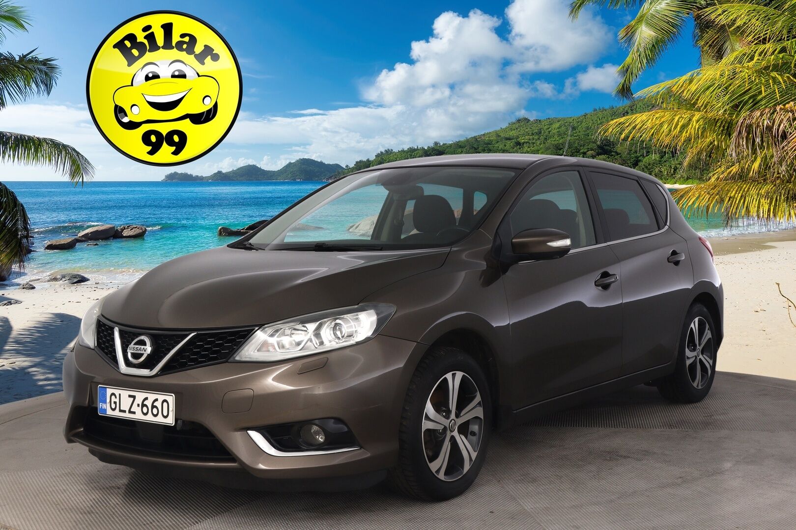 Nissan Pulsar 2016 DIG-T 115 Business 360 6M/T E6 *Suomi-Auto / 360-kamera / Vakkari / Navi / Sadetunnistin* - *Juuri saapunut tyylikäs Nissan Pulsar! / Lohko+pistoke / Kessy / 2XRenkaat / Siisti*