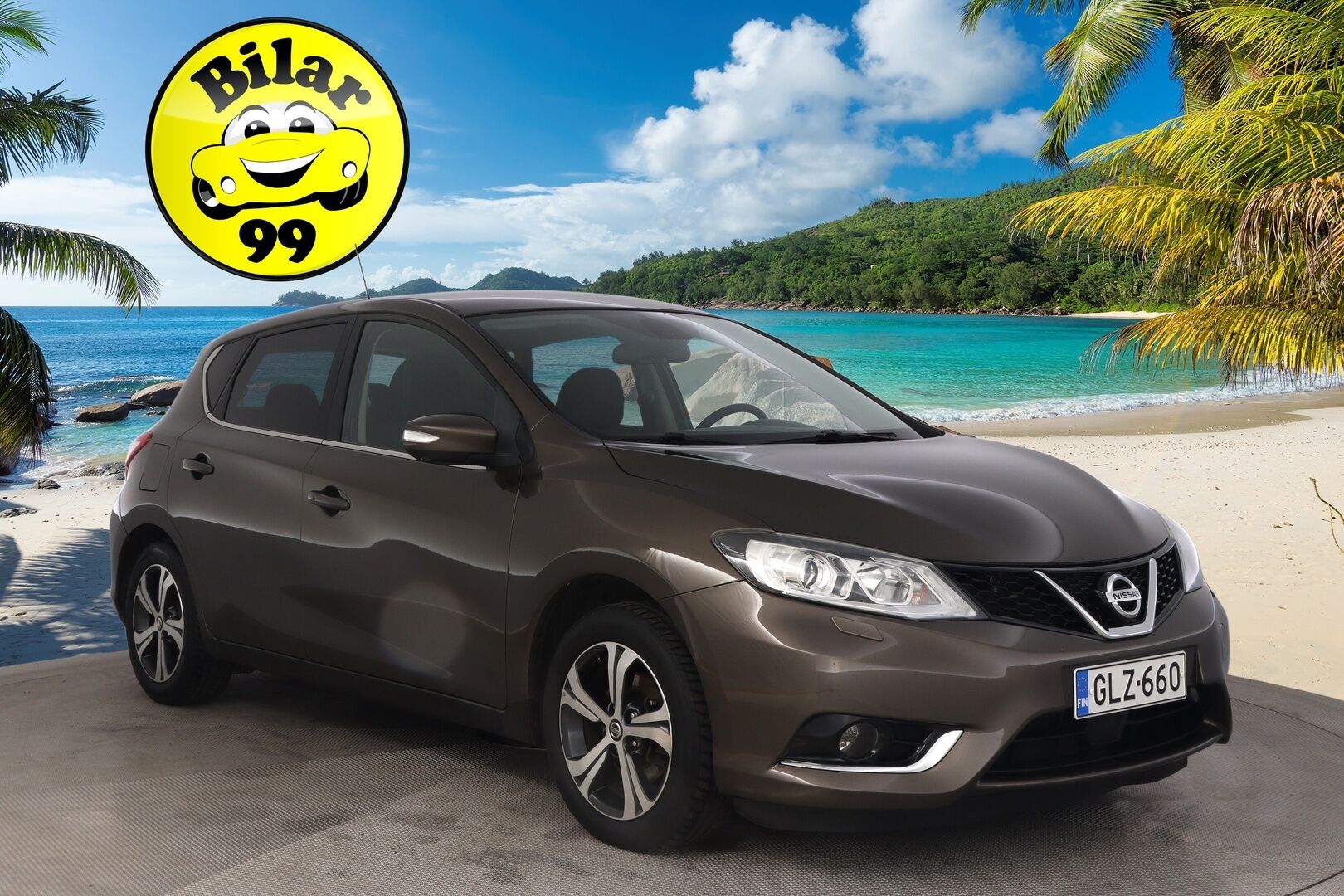 Nissan Pulsar 2016 DIG-T 115 Business 360 6M/T E6 *Suomi-Auto / 360-kamera / Vakkari / Navi / Sadetunnistin* - *Juuri saapunut tyylikäs Nissan Pulsar! / Lohko+pistoke / Kessy / 2XRenkaat / Siisti*