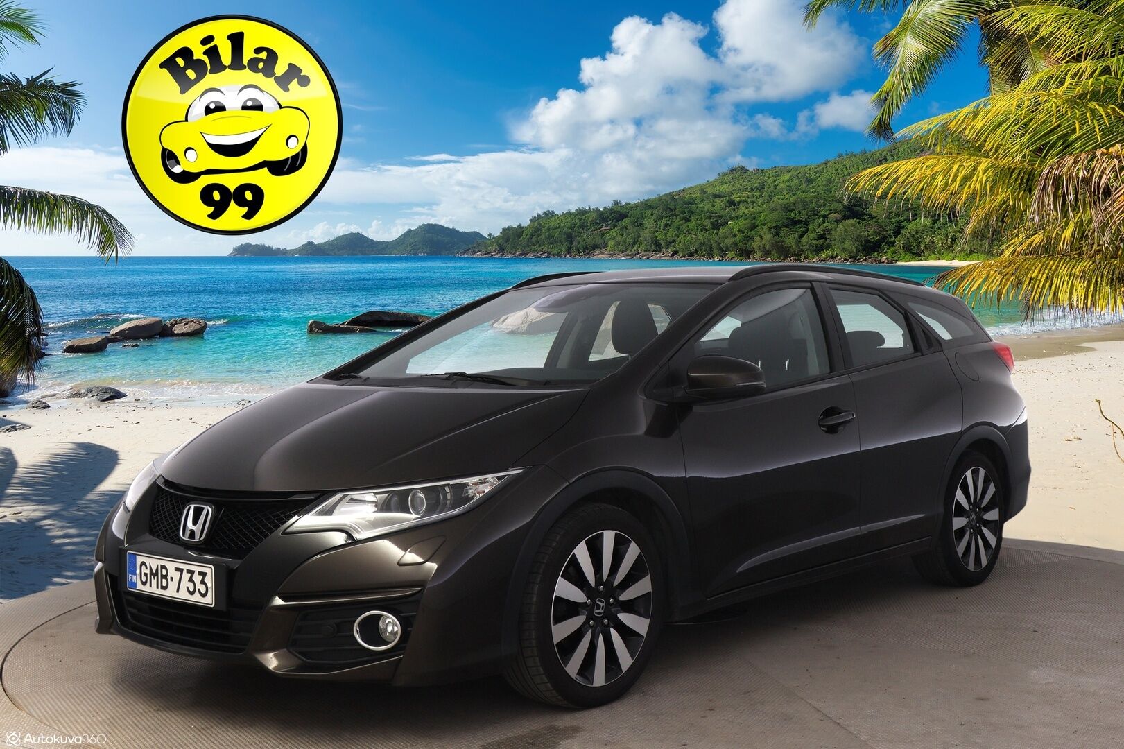 Honda Civic 2016 Tourer 1,8i Joy Edition *1-Om. Suomi-auto / Peruutuskamera / Vakkari / 2x Renkaat* - Upea farmari Civic yhdeltä omistajalta! / Täydellinen huoltohistoria