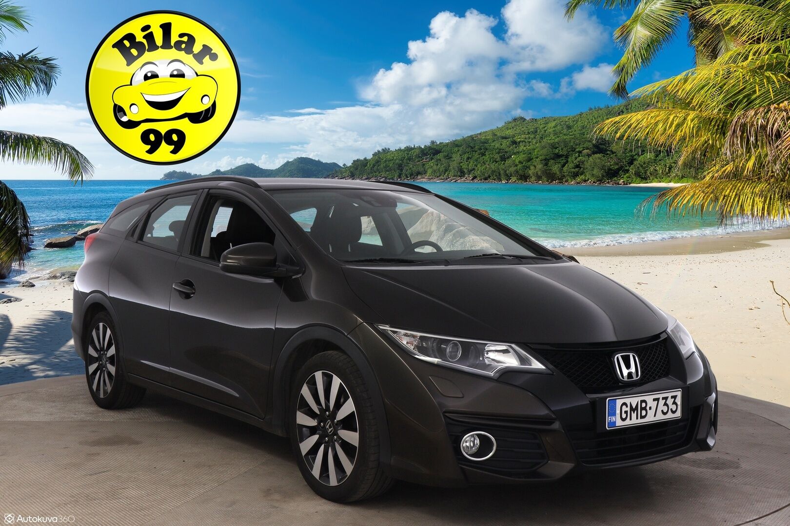Honda Civic 2016 Tourer 1,8i Joy Edition *1-Om. Suomi-auto / Peruutuskamera / Vakkari / 2x Renkaat* - Upea farmari Civic yhdeltä omistajalta! / Täydellinen huoltohistoria