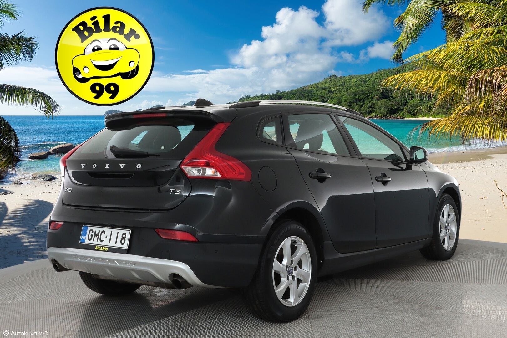 Volvo V40 Cross Country 2016 T3 Business aut ** Webasto / XENON-valot / Navi / P.Tutka / Nahkaverhoilu ** - Suomi-auto / Kahdet Renkaat