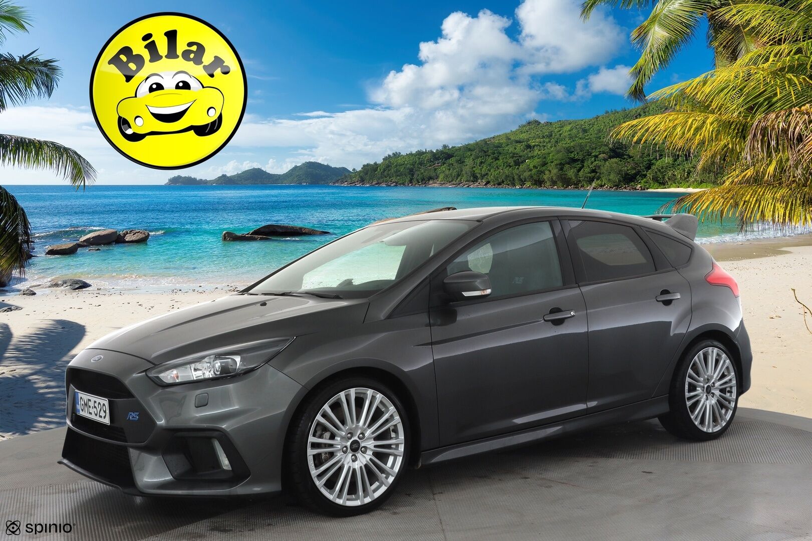 Ford Focus 2016 2,3 EcoBoost 350 hv start/stop M6 RS 5-ovinen - | Vakkari | P.Kamera | Sport-putkisto | Urheilu alusta | Sporttipenkit | Navi | Bi-Xenon | Lohko | Autom.ilmastointi | Suomi-auto | Kahdet renkaat aluvanteilla |
