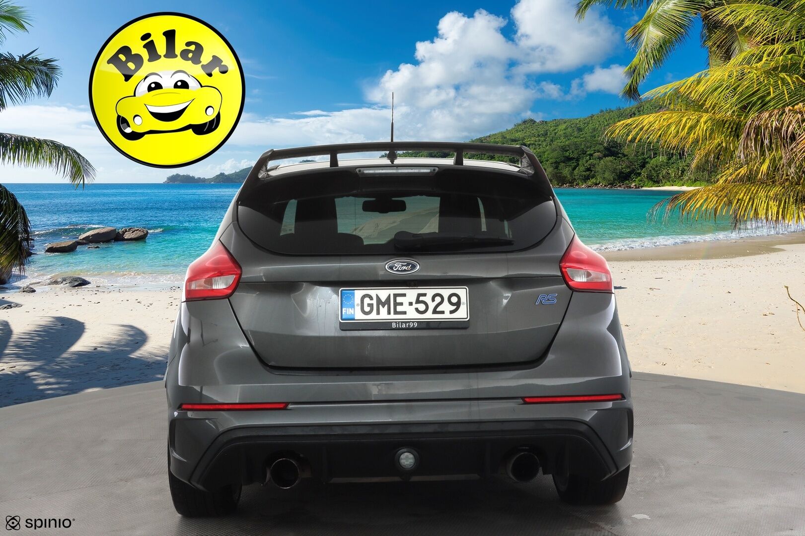 Ford Focus 2016 2,3 EcoBoost 350 hv start/stop M6 RS 5-ovinen - | Vakkari | P.Kamera | Sport-putkisto | Urheilu alusta | Sporttipenkit | Navi | Bi-Xenon | Lohko | Autom.ilmastointi | Suomi-auto | Kahdet renkaat aluvanteilla |