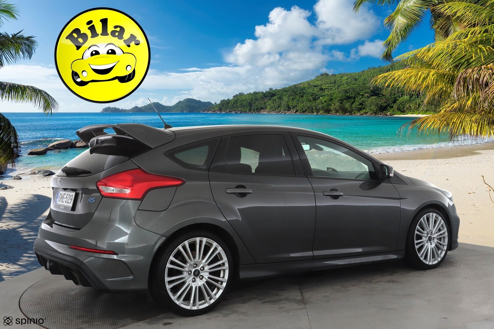 Ford Focus 2016 2,3 EcoBoost 350 hv start/stop M6 RS 5-ovinen - | Vakkari | P.Kamera | Sport-putkisto | Urheilu alusta | Sporttipenkit | Navi | Bi-Xenon | Lohko | Autom.ilmastointi | Suomi-auto | Kahdet renkaat aluvanteilla |