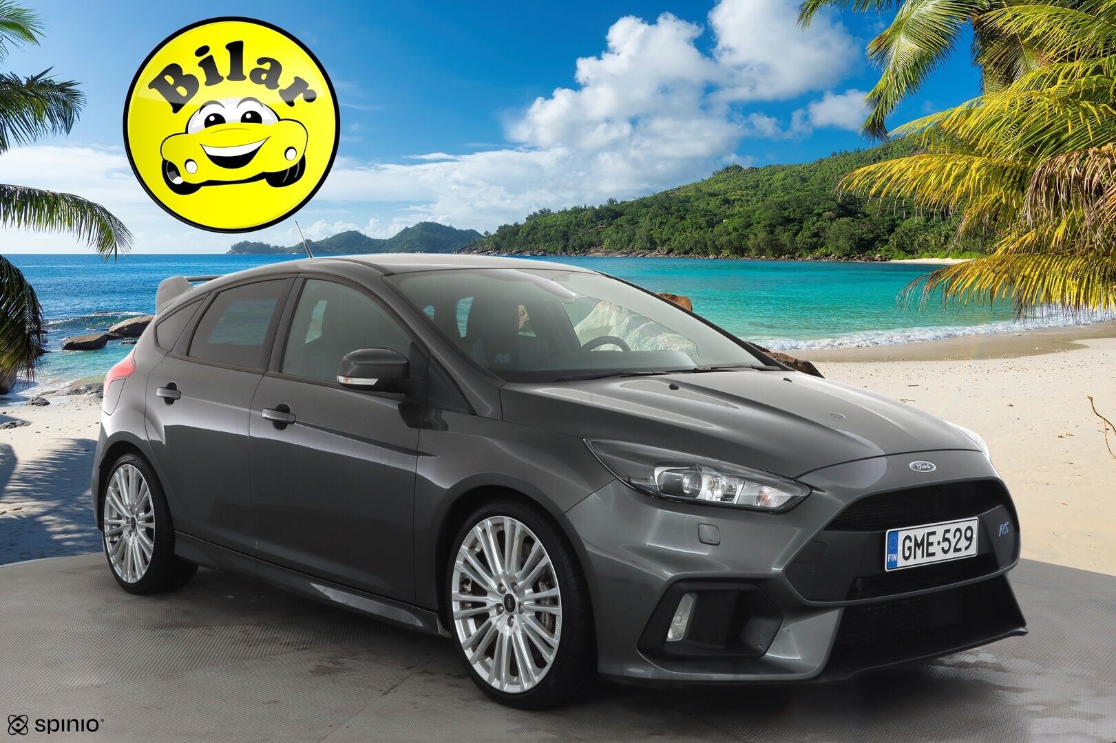 Ford Focus 2016 2,3 EcoBoost 350 hv start/stop M6 RS 5-ovinen - | Vakkari | P.Kamera | Sport-putkisto | Urheilu alusta | Sporttipenkit | Navi | Bi-Xenon | Lohko | Autom.ilmastointi | Suomi-auto | Kahdet renkaat aluvanteilla |