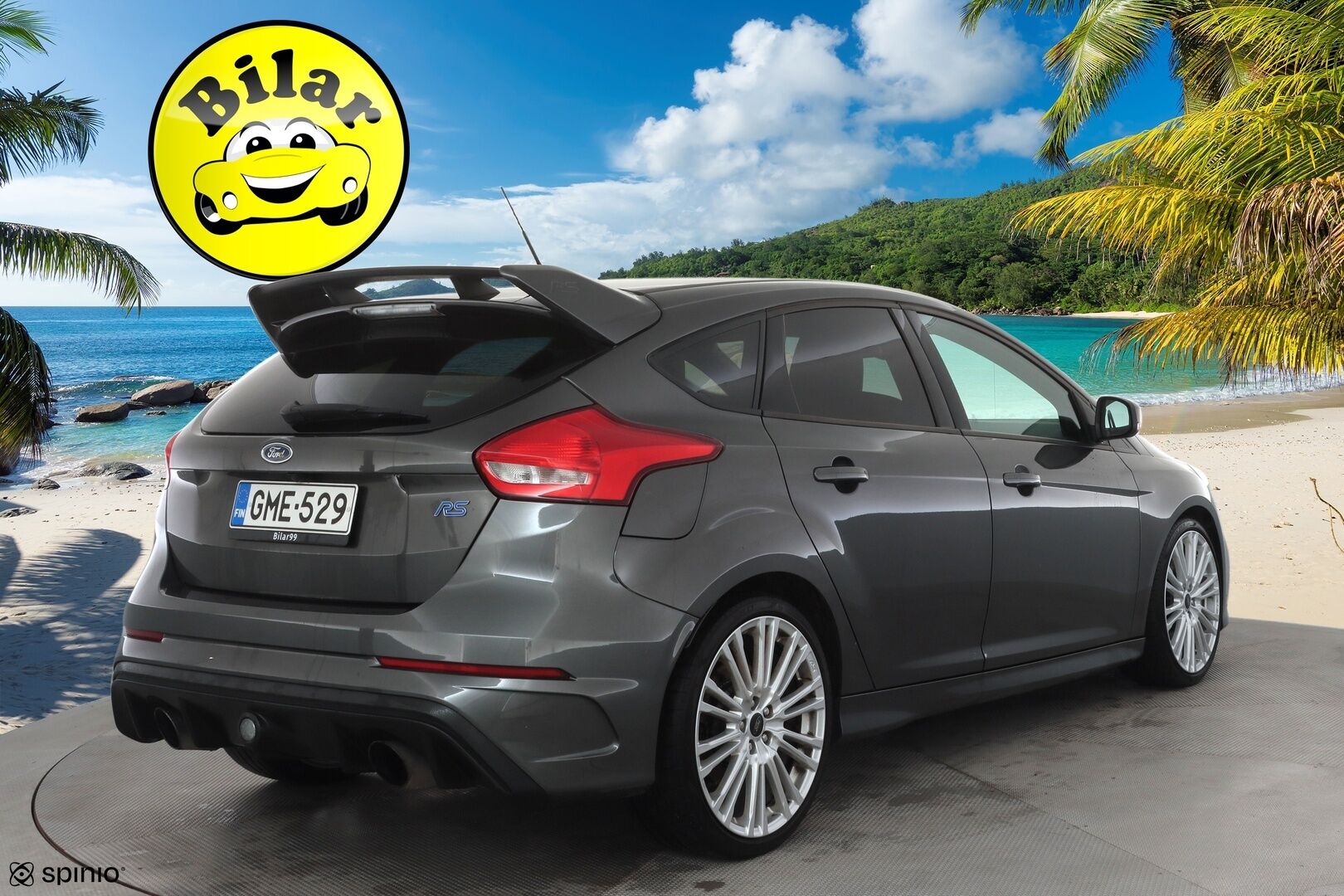 Ford Focus 2016 2,3 EcoBoost 350 hv start/stop M6 RS 5-ovinen - | Vakkari | P.Kamera | Sport-putkisto | Urheilu alusta | Sporttipenkit | Navi | Bi-Xenon | Lohko | Autom.ilmastointi | Suomi-auto | Kahdet renkaat aluvanteilla |